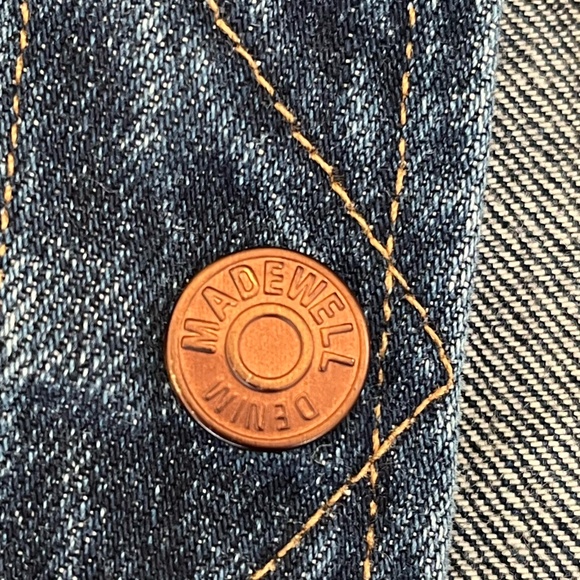 Madewell X Kule Denim Jacket with Removable Sherpa Vest - Picture 8 of 8